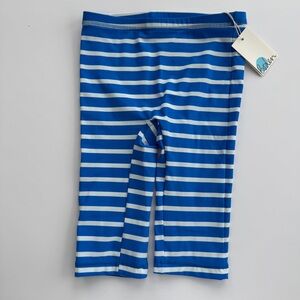 NWT Mini Boden Blue Striped Long Swim Shorts